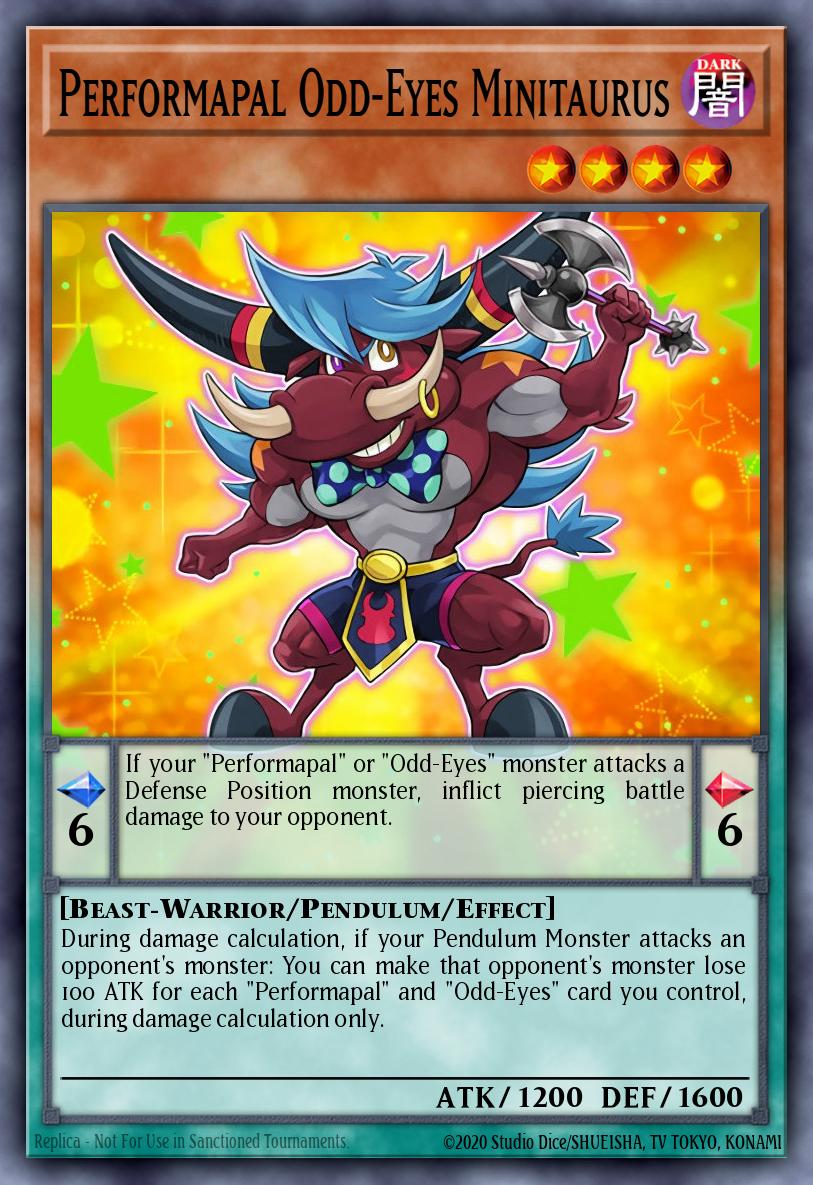 Slika karte: Performapal Odd-Eyes Minitaurus