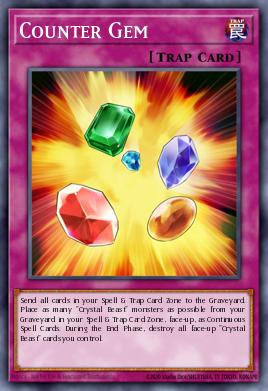 A single card from the set named: Counter Gem