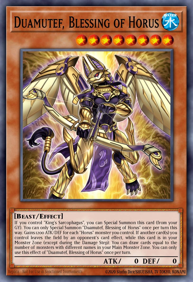 Slika karte: Duamutef, Blessing of Horus