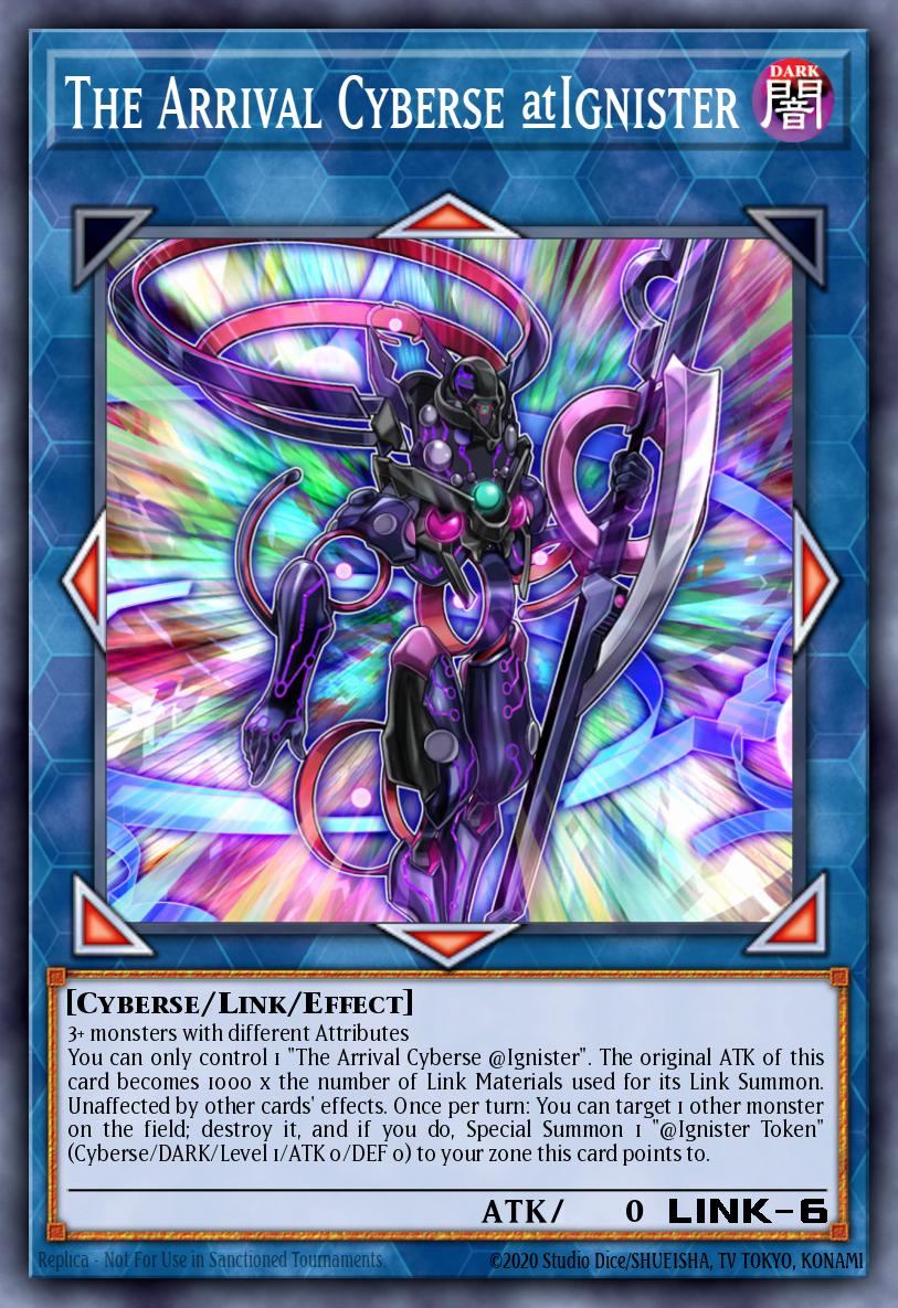Card image of: The Arrival Cyberse @Ignister