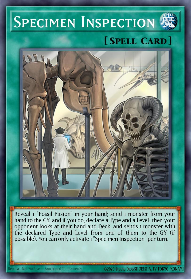 Slika karte: Specimen Inspection