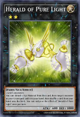 A single card from the set named: Herald of Pure Light