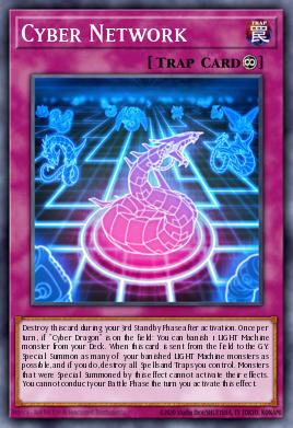 A single card from the set named: Cyber Network