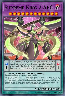 Pojedinačna karta iz seta pod imenom: Supreme King Z-ARC