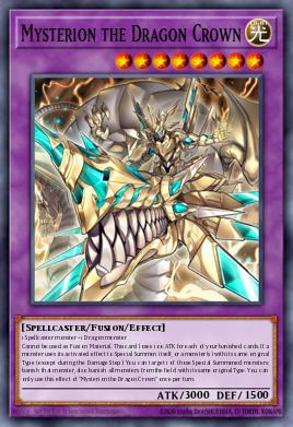 A single card from the set named: Mysterion the Dragon Crown