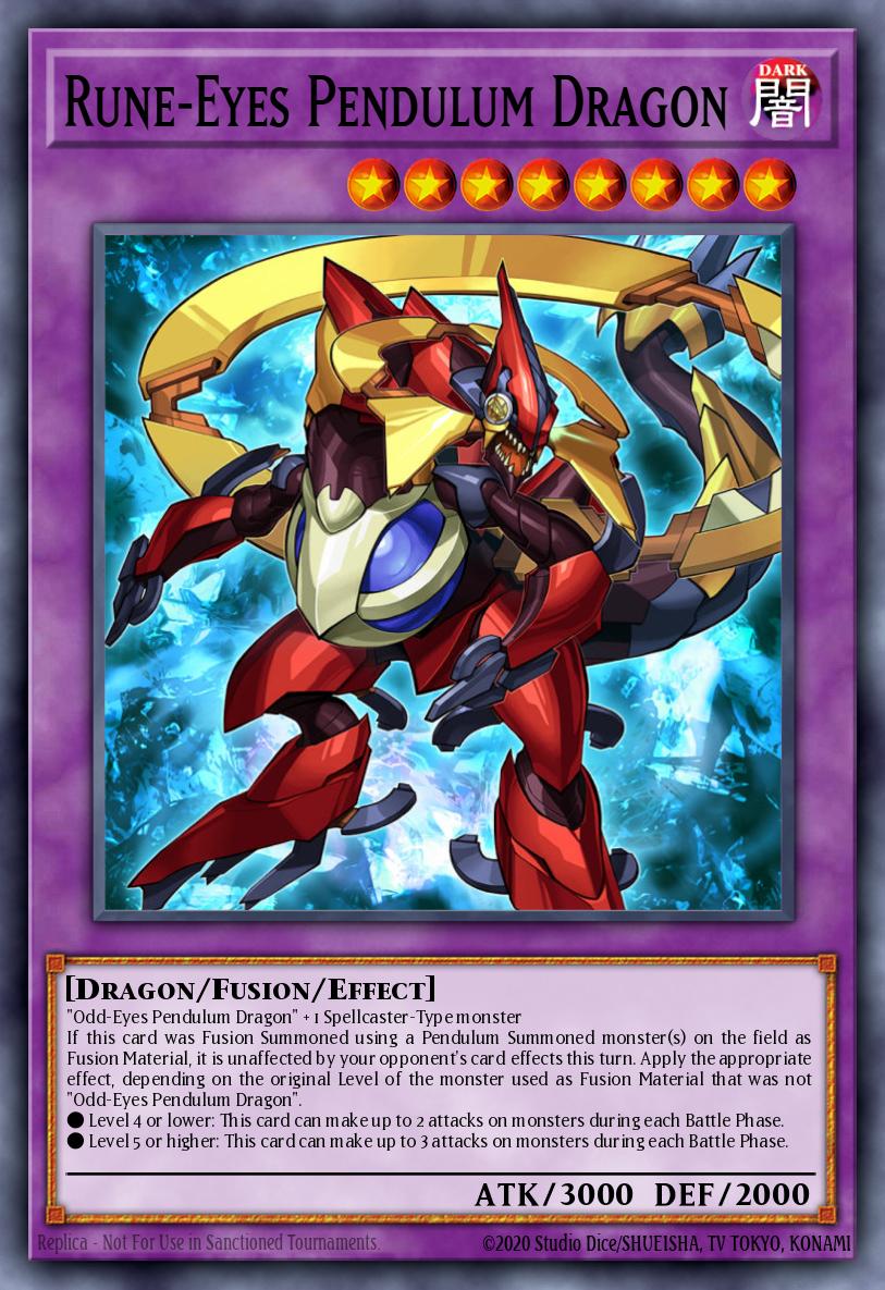 Slika karte: Rune-Eyes Pendulum Dragon