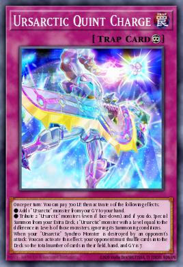 A single card from the set named: Ursarctic Quint Charge
