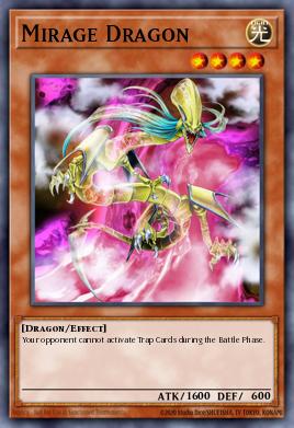 A single card from the set named: Mirage Dragon