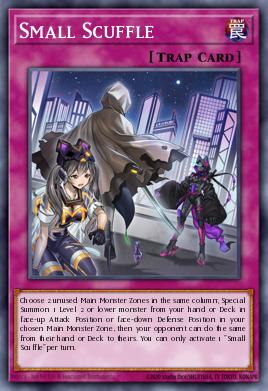 A single card from the set named: Small Scuffle