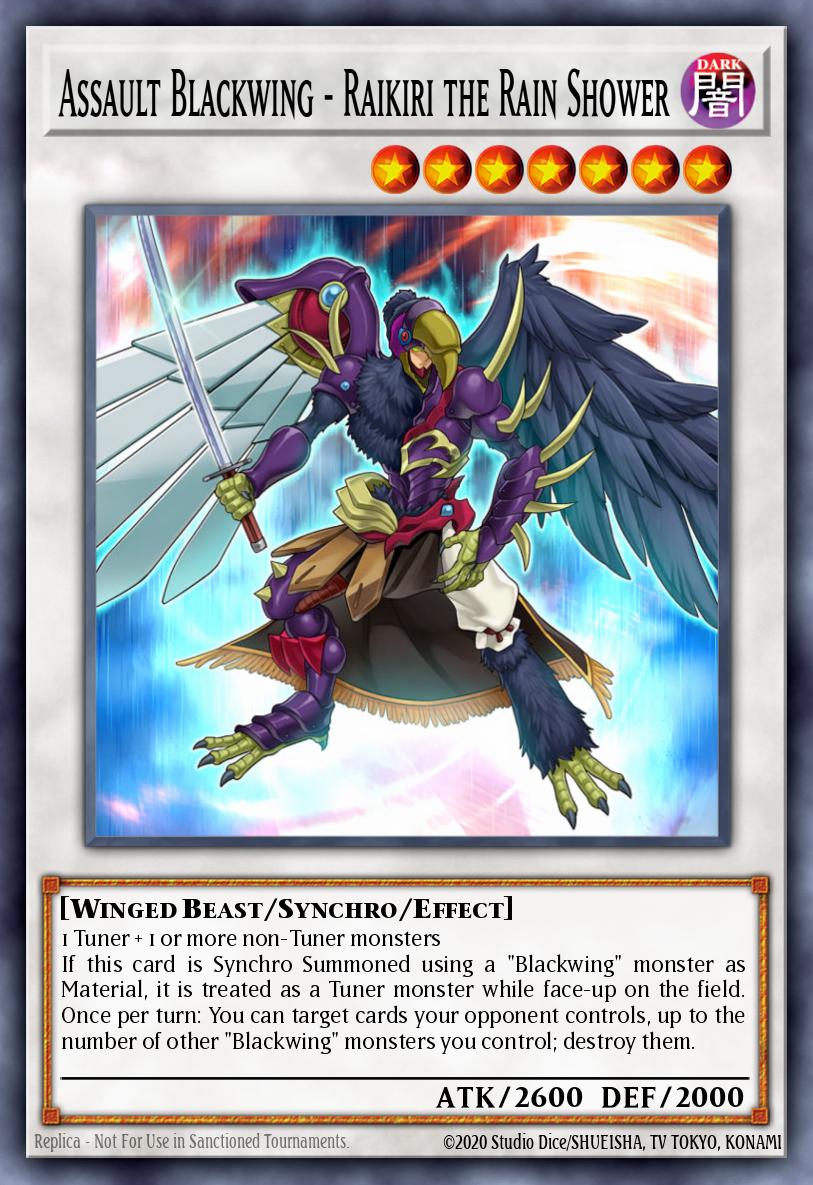 Card image of: Assault Blackwing - Raikiri the Rain Shower