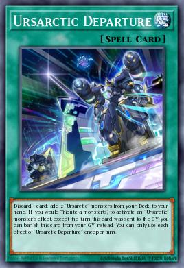 A single card from the set named: Ursarctic Departure