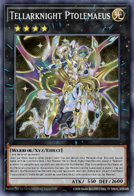 A single card from the set named: Tellarknight Ptolemaeus