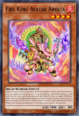 Pojedinačna karta iz seta pod imenom: Fire King Avatar Arvata