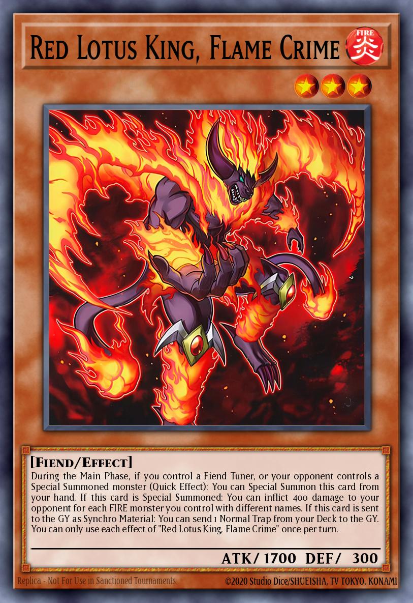 Slika karte: Red Lotus King, Flame Crime