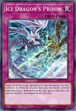 A single card from the set named: Ice Dragon's Prison