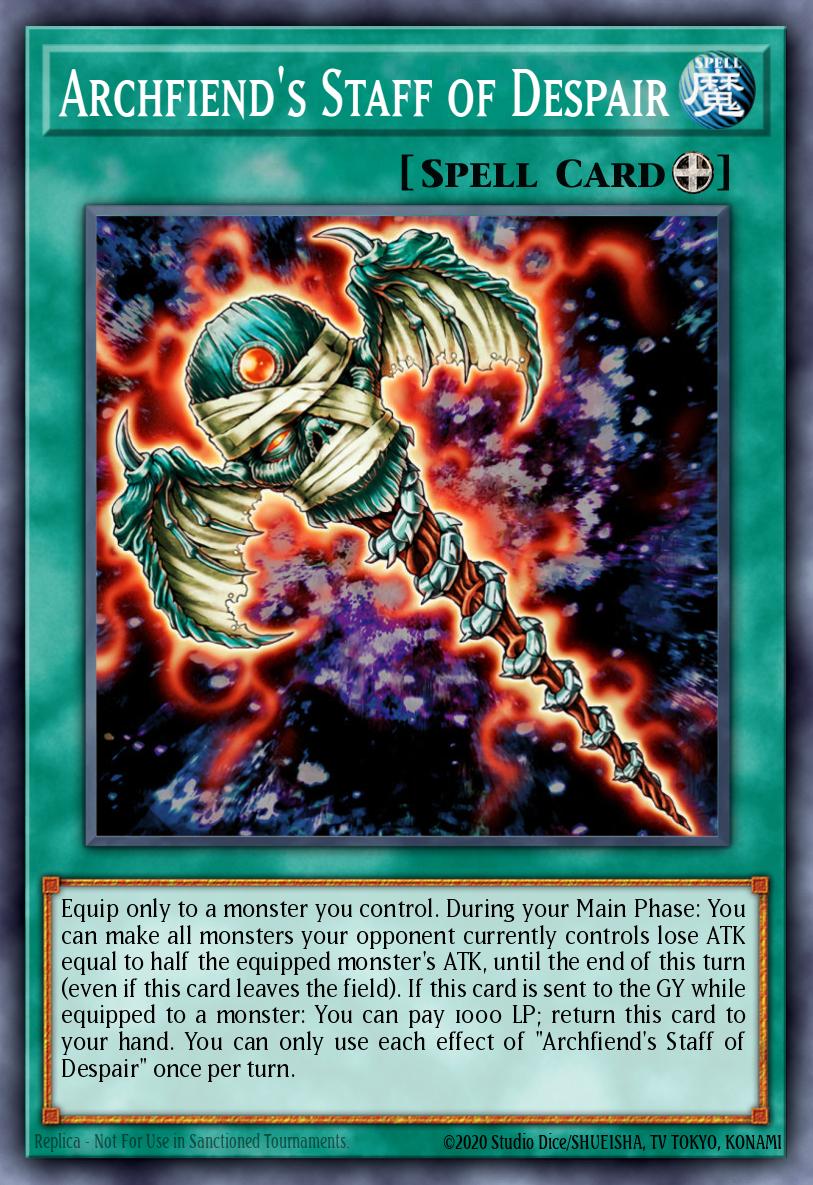 Slika karte: Archfiend's Staff of Despair