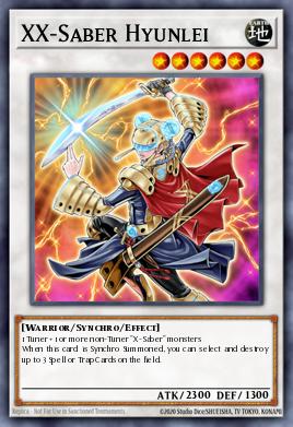 Pojedinačna karta iz seta pod imenom: XX-Saber Hyunlei