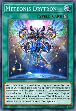 Pojedinačna karta iz seta pod imenom: Meteonis Drytron