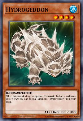 A single card from the set named: Hydrogeddon