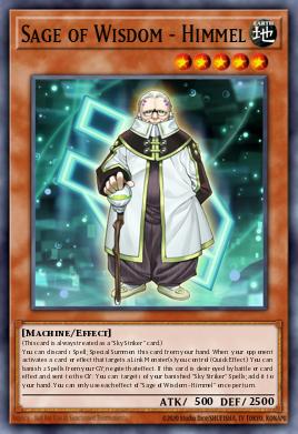 A single card from the set named: Sage of Wisdom - Himmel