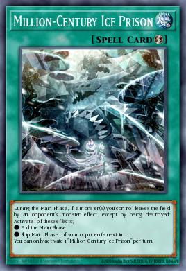 A single card from the set named: Million-Century Ice Prison