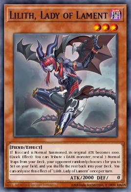 A single card from the set named: Lilith, Lady of Lament