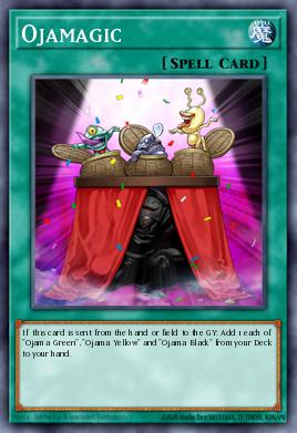 A single card from the set named: Ojamagic