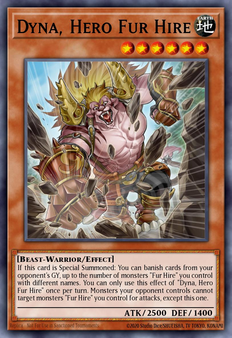 Slika karte: Dyna, Hero Fur Hire