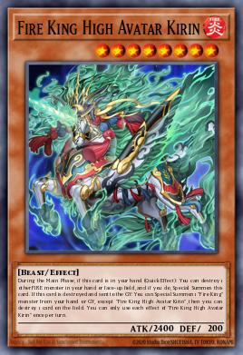 Pojedinačna karta iz seta pod imenom: Fire King High Avatar Kirin
