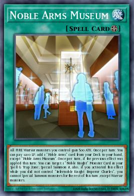 A single card from the set named: Noble Arms Museum