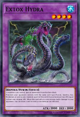 A single card from the set named: Extox Hydra
