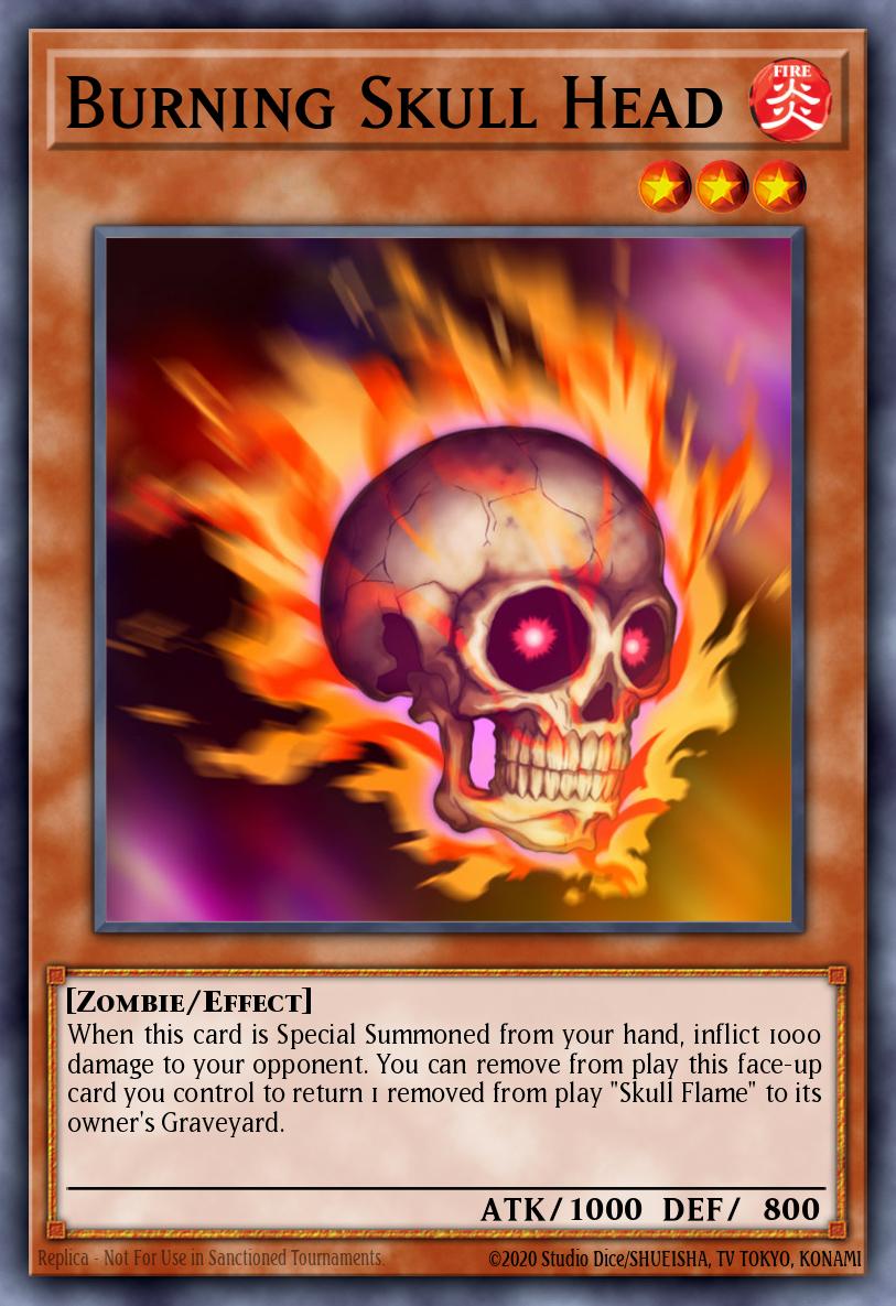 Slika karte: Burning Skull Head