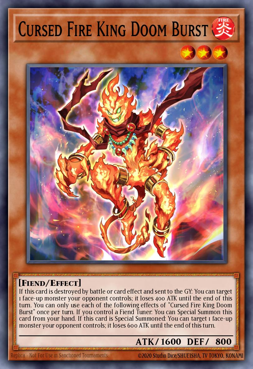Slika karte: Cursed Fire King Doom Burst