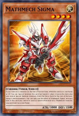A single card from the set named: Mathmech Sigma
