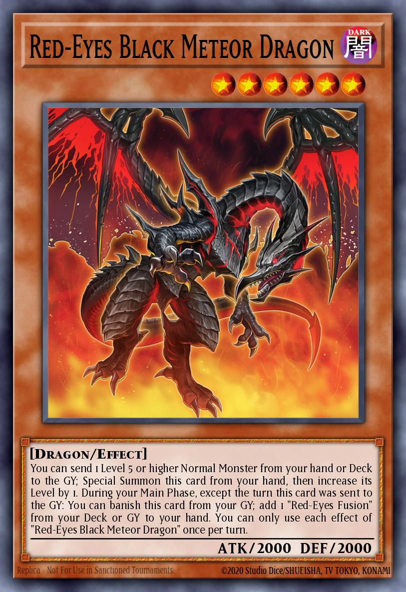 Card image of: Red-Eyes Black Meteor Dragon