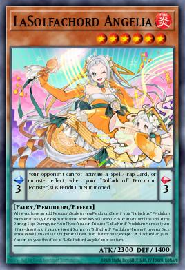 A single card from the set named: LaSolfachord Angelia