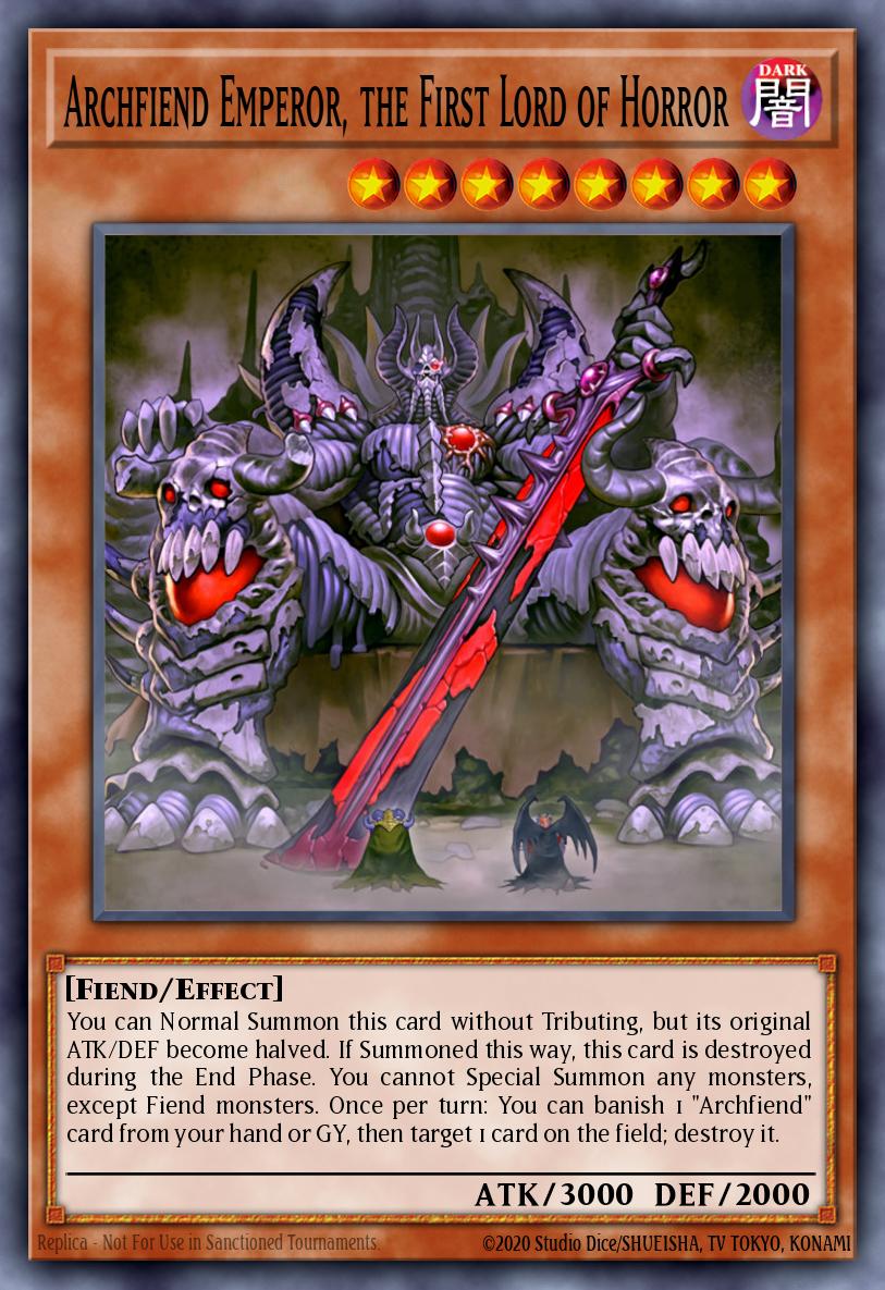 Slika karte: Archfiend Emperor, the First Lord of Horror
