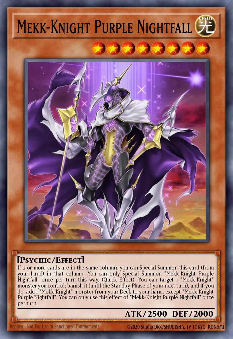 Card image of: Mekk-Knight Purple Nightfall
