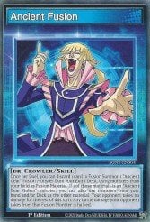A single card from the set named: Ancient Fusion