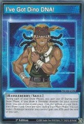 A single card from the set named: I've Got Dino DNA!