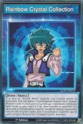 A single card from the set named: Rainbow Crystal Collection