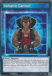 A single card from the set named: Volcanic Cannon