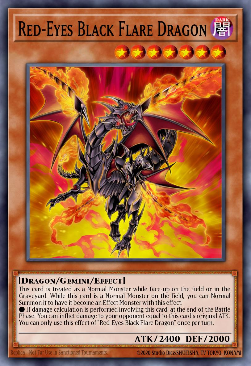 Slika karte: Red-Eyes Black Flare Dragon