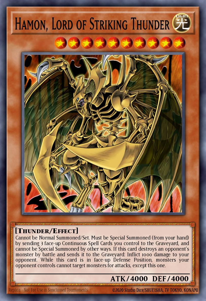 Card image of: Hamon, Lord of Striking Thunder