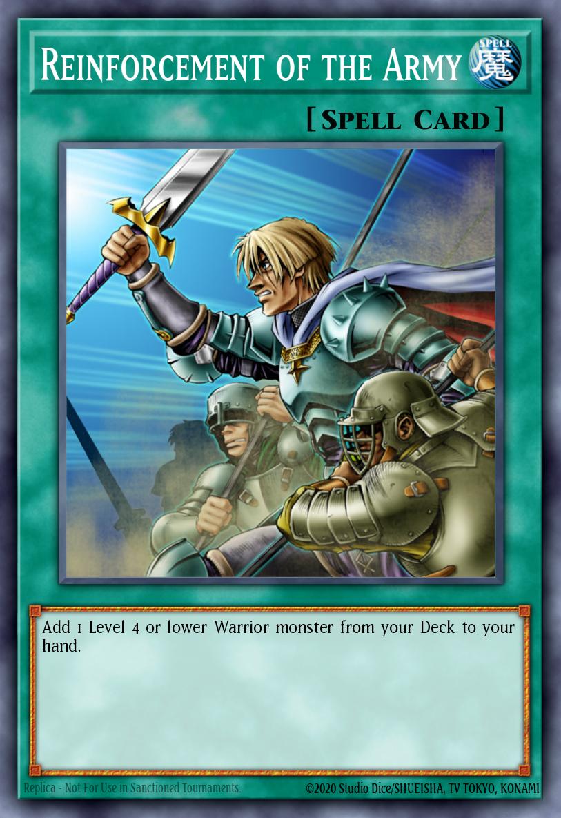 Card image of: Reinforcement of the Army