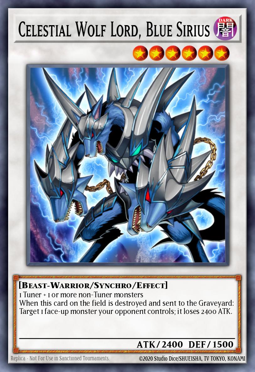 Slika karte: Celestial Wolf Lord, Blue Sirius