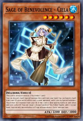 A single card from the set named: Sage of Benevolence - Ciela