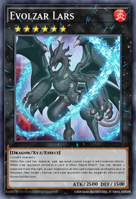 A single card from the set named: Evolzar Lars
