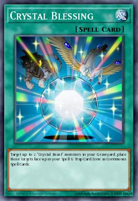 A single card from the set named: Crystal Blessing