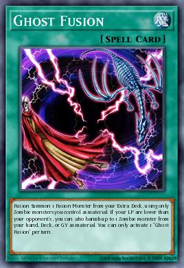 A single card from the set named: Ghost Fusion